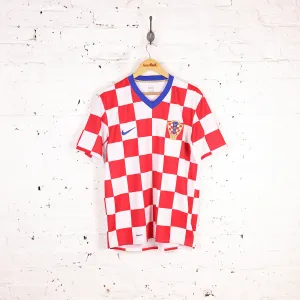 Croatia 2008 Home Nike Football Shirt- White - L