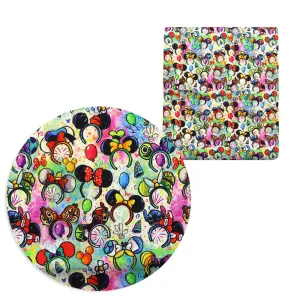 crochet headband hairband printed fabric