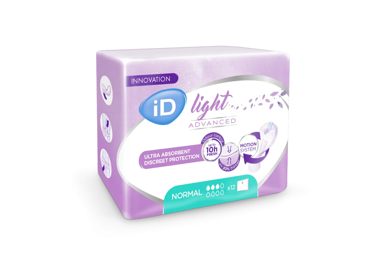 CS/12 (20/PKG) ID LIGHT MINI, 9", 170ML ABSORBENCY.