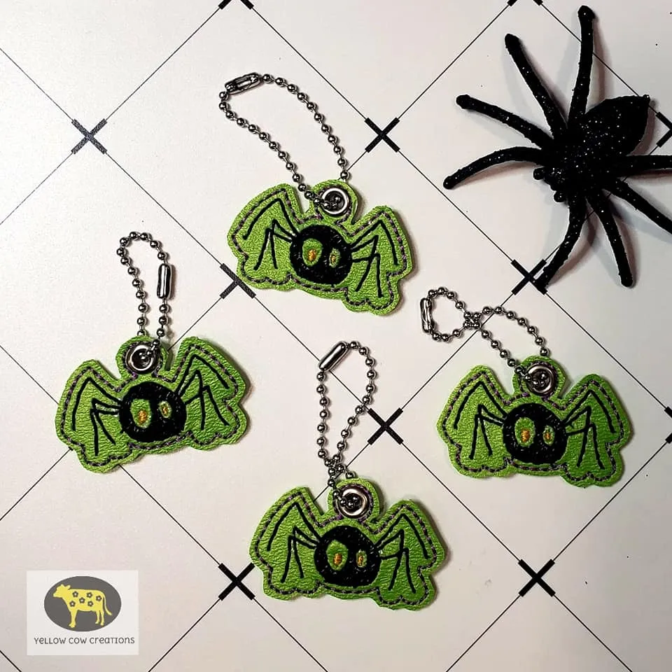 Cute Spider Set (Halloween Hop set of 4 designs) machine embroidery design DIGITAL DOWNLOAD