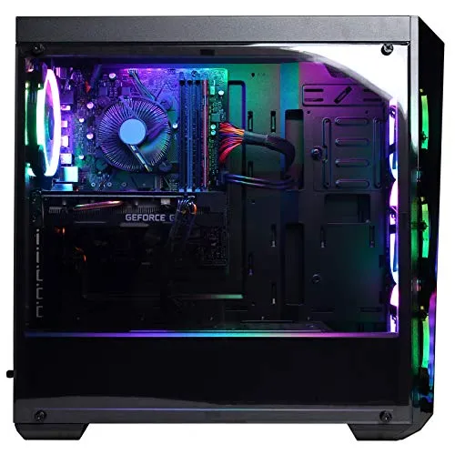 CYBERPOWERPC Gamer Xtreme VR Gaming PC, Intel Core i5-9400F 2.9GHz, NVIDIA GeForce GTX 1660 6GB, 8GB DDR4, 240GB SSD, 1TB HDD, WiFi Ready & Win 10 Home (GXiVR8060A8, Black)
