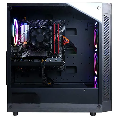 CYBERRPOWERPC Gamer Xtreme VR Gaming PC, Intel Core i5-11600KF 3.9GHz, GeForce RTX 3060 12GB, 16GB DDR4, 500GB PCI-E NVMe SSD, 1TB HDD, WiFi Ready & Win 11 Home (GXiVR8480A11), Black