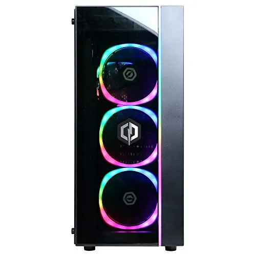 CYBERRPOWERPC Gamer Xtreme VR Gaming PC, Intel Core i5-11600KF 3.9GHz, GeForce RTX 3060 12GB, 16GB DDR4, 500GB PCI-E NVMe SSD, 1TB HDD, WiFi Ready & Win 11 Home (GXiVR8480A11), Black