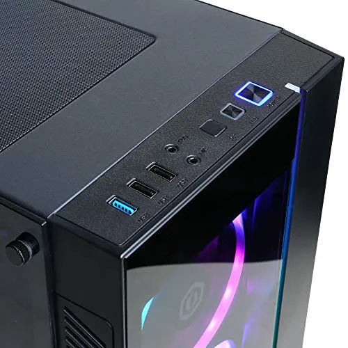 CYBERRPOWERPC Gamer Xtreme VR Gaming PC, Intel Core i5-11600KF 3.9GHz, GeForce RTX 3060 12GB, 16GB DDR4, 500GB PCI-E NVMe SSD, 1TB HDD, WiFi Ready & Win 11 Home (GXiVR8480A11), Black