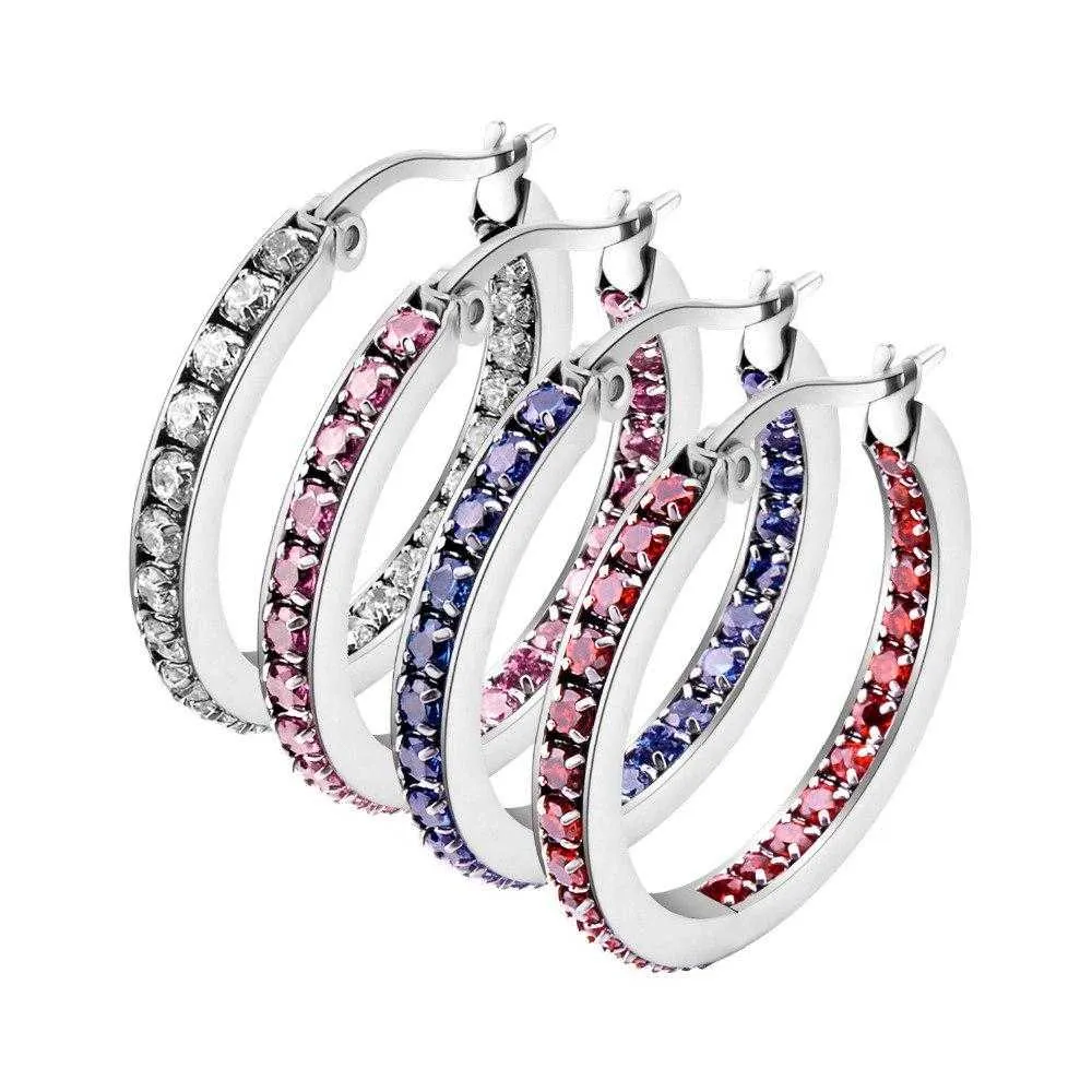 Cycolinks Classic CZ Stone Earrings