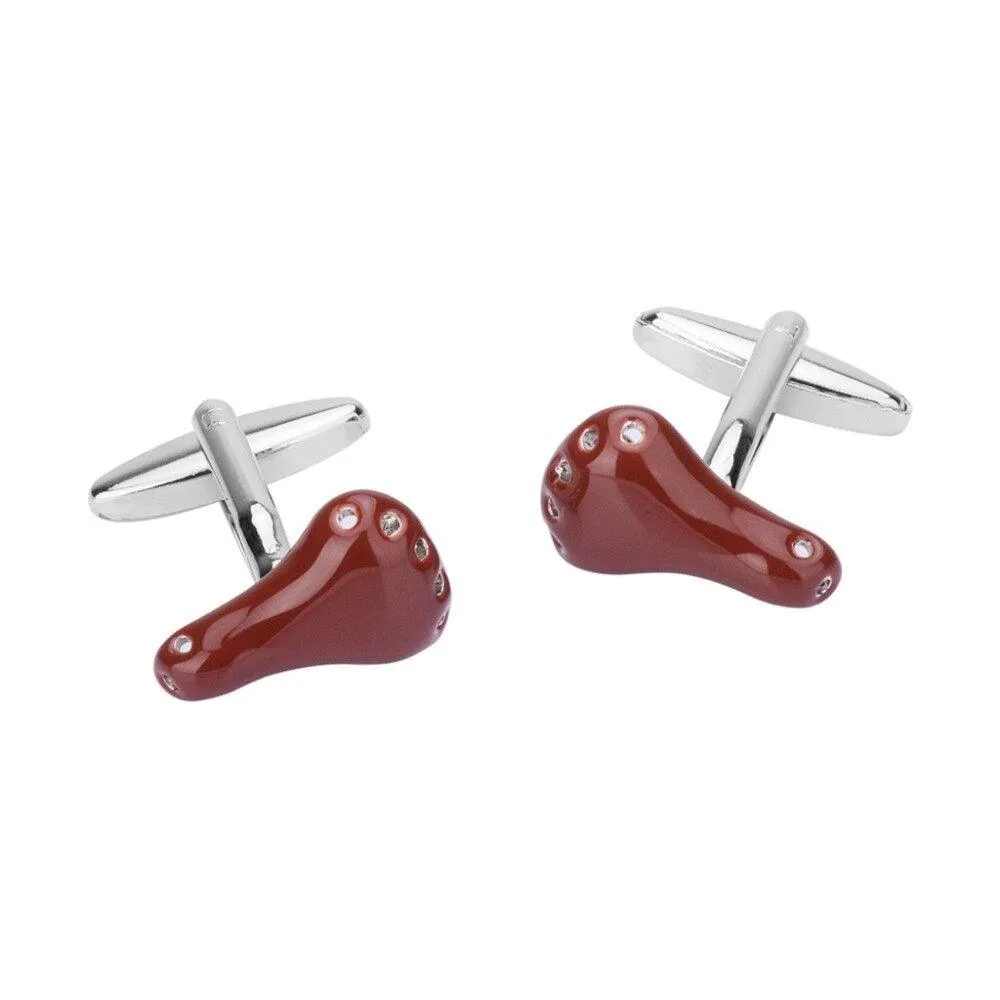 Cycolinks Vintage Bicycle Seat Cuff Links