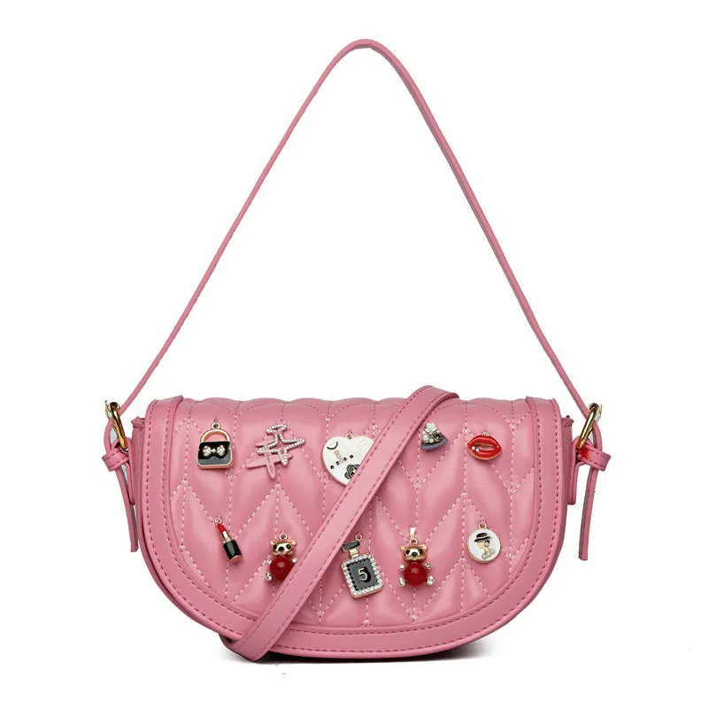 Daily Patchwork Zipper Bags(7 Colors)
