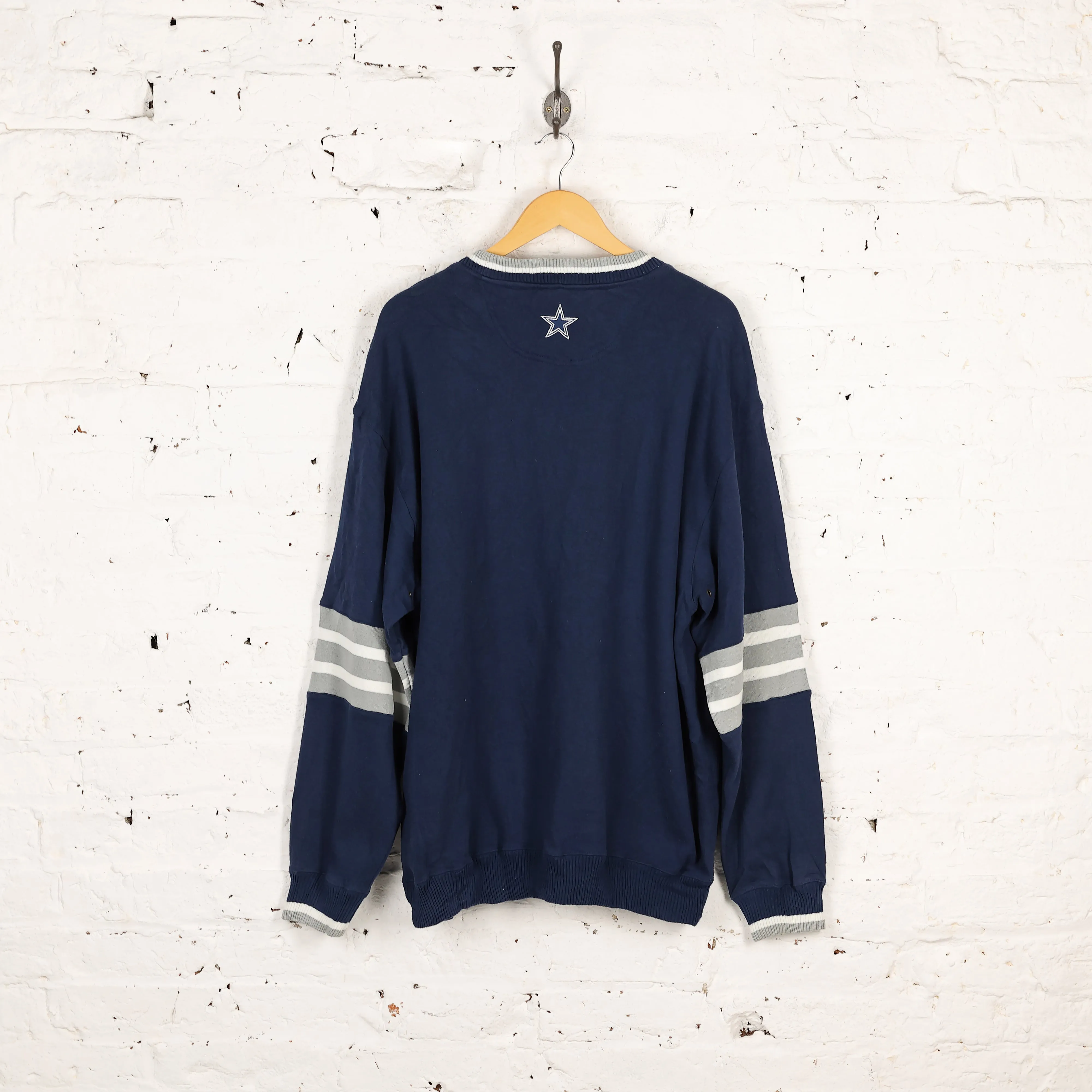Dallas Cowboys American Football Sweatshirt - Blue - XXL