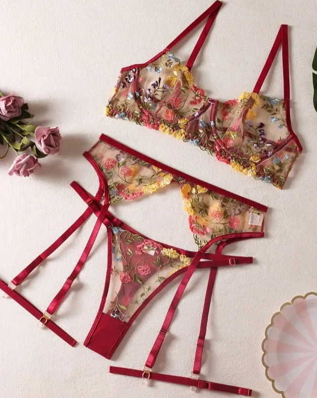 Dara | 3-Piece Lingerie Set