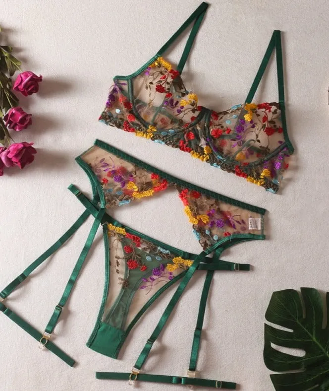 Dara | 3-Piece Lingerie Set