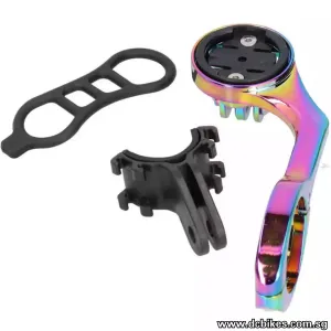 Dcbikes® X GARMIN Edge1000 Wahoo Oil Slick GoPro Speedometer   Led Mount Universal Holder 31.8mm 