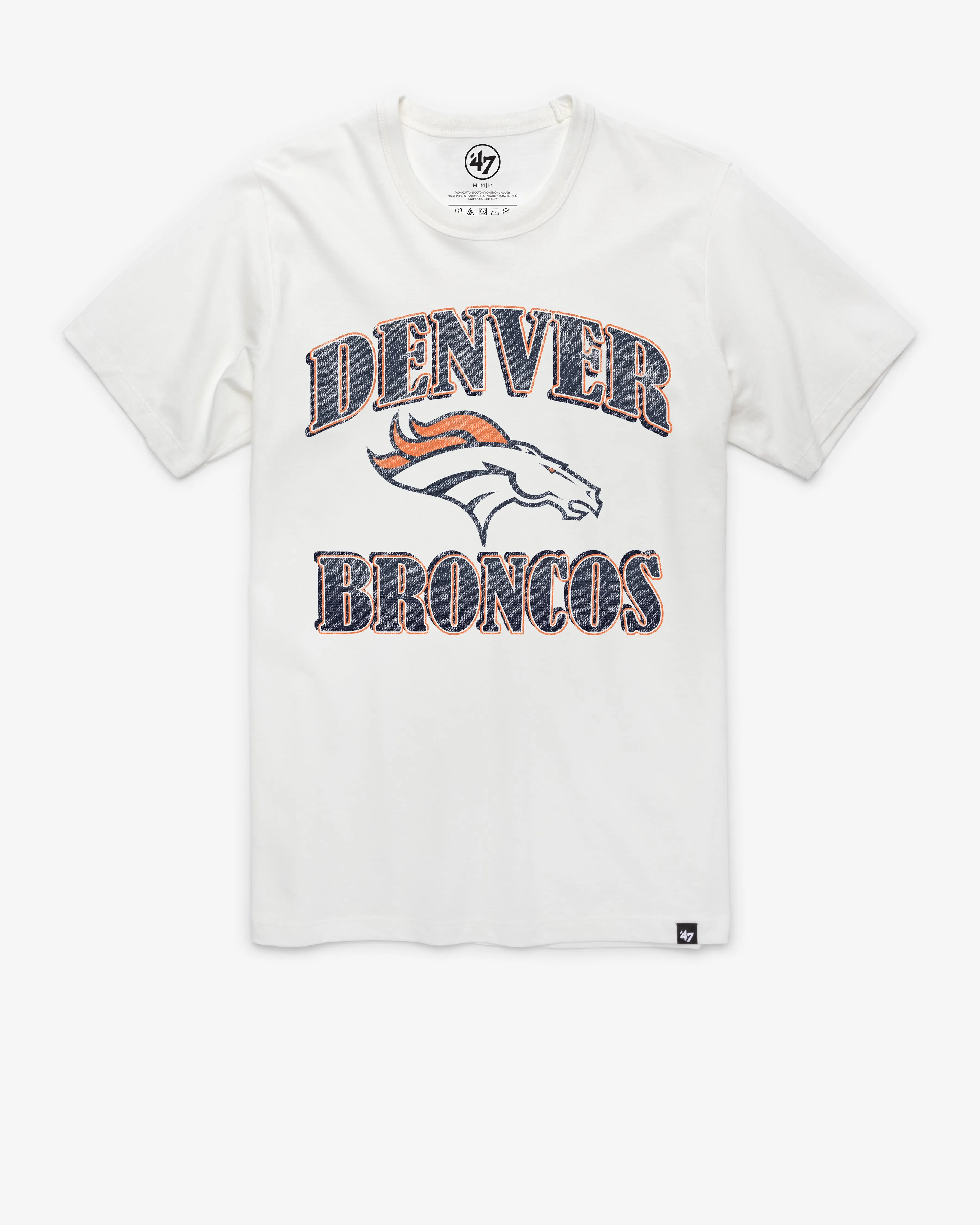 DENVER BRONCOS OVERRUN '47 FRANKLIN TEE
