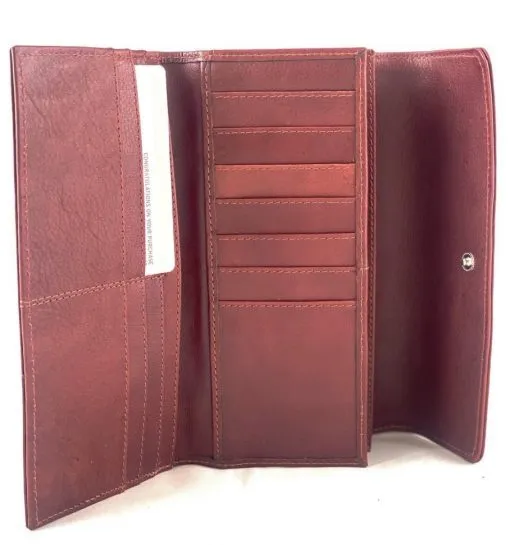Derek Alexander BR-1305 Wallet - Red