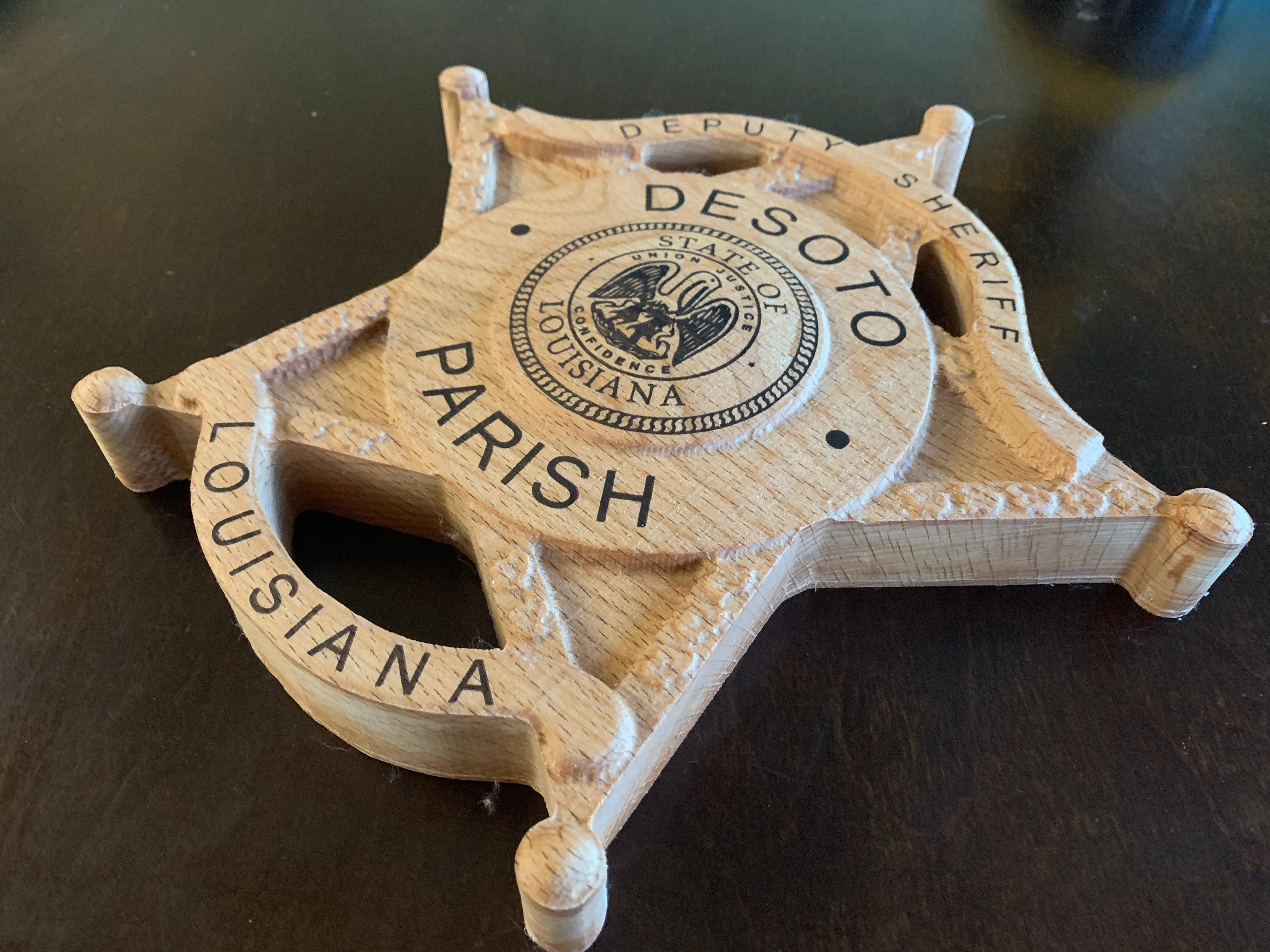 Desoto Parish sheriff deputy badge