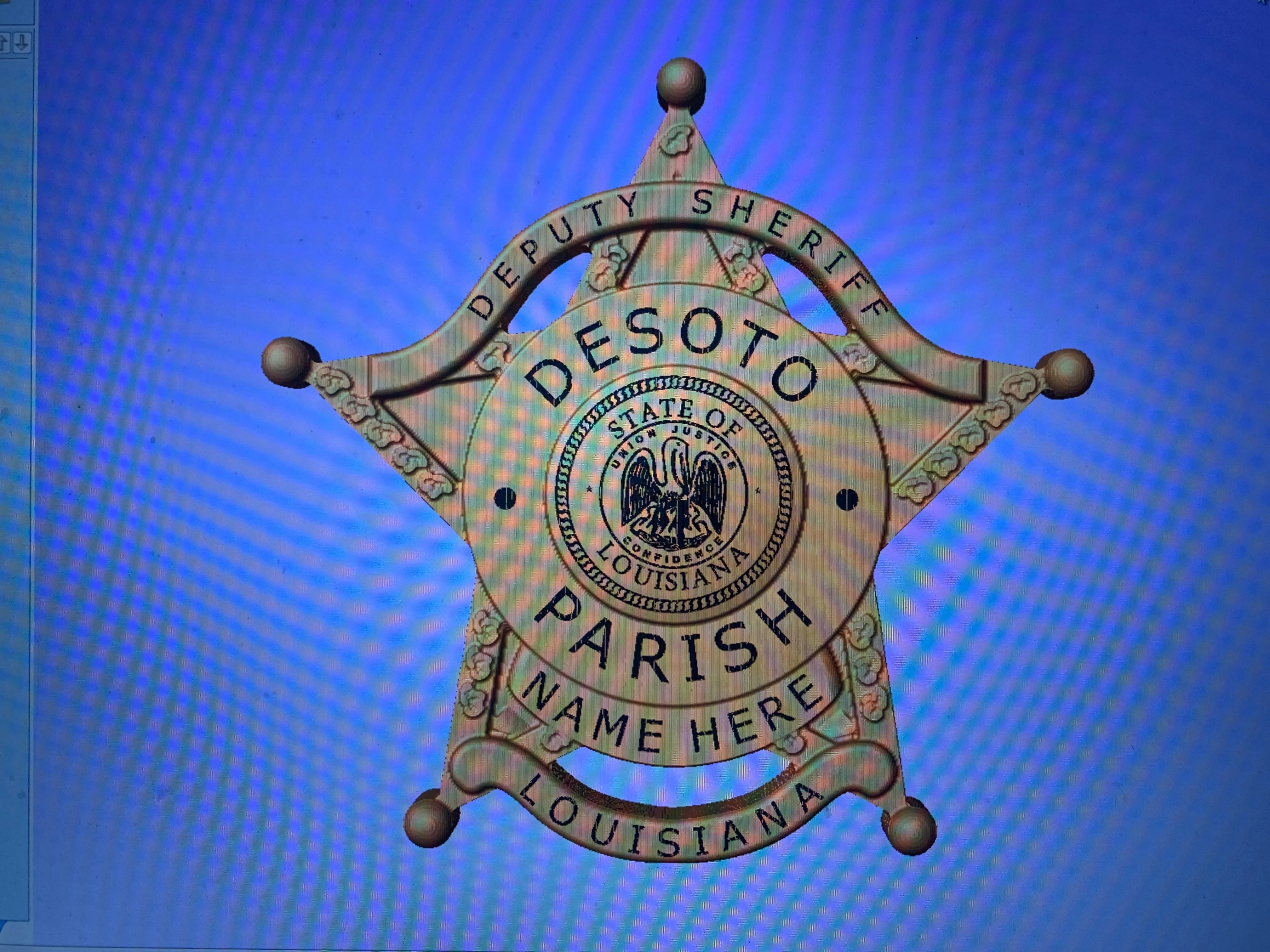 Desoto Parish sheriff deputy badge