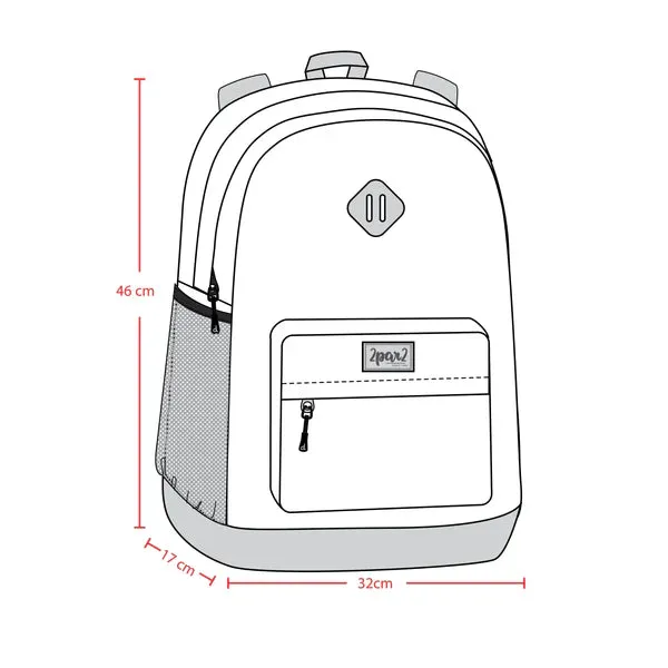 Deux Par Deux Kids Backpack - Polar Bears