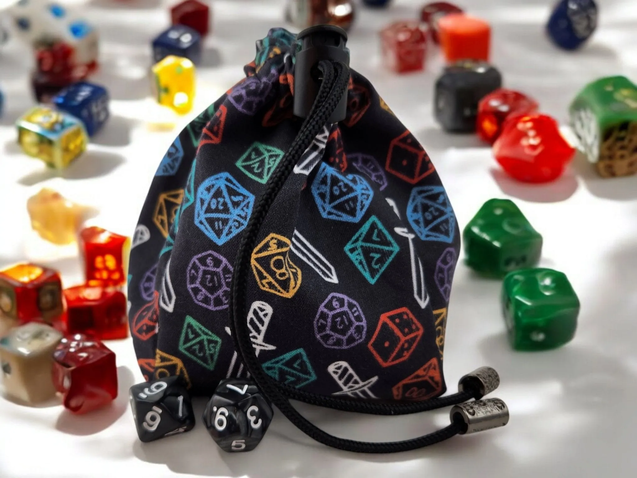 Dice and Sword dice bag, TTRPG