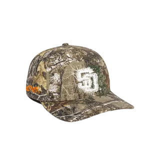 DISTRESSED SAVED MOSS-CAMO SNAP BACK