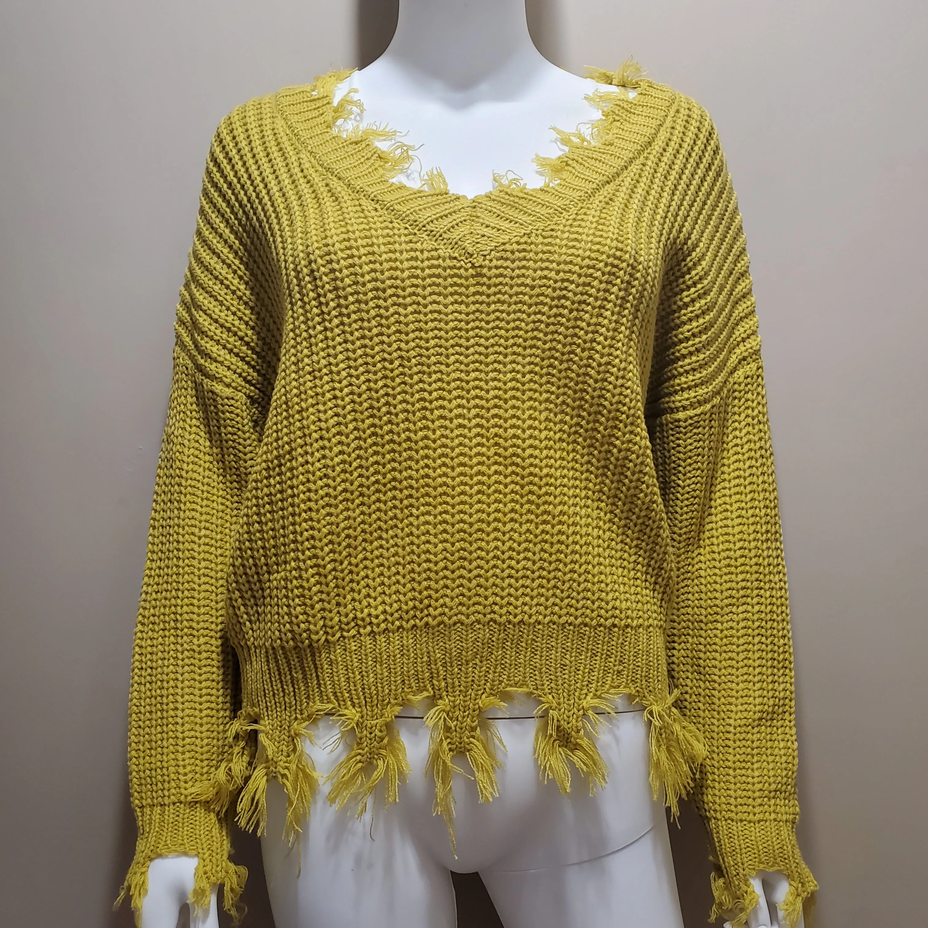 Distressed Sweater