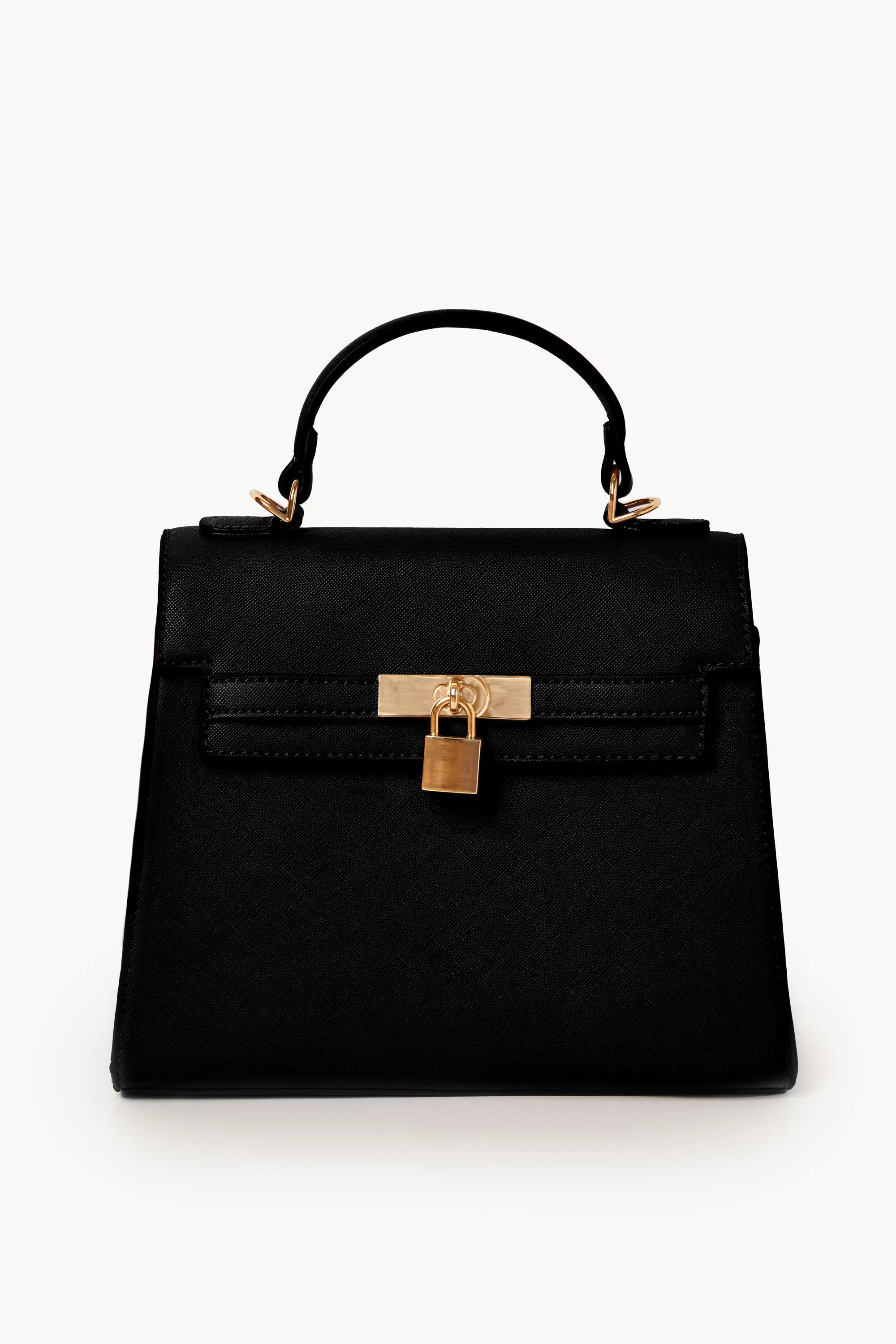 Dominica Black Lock Purse