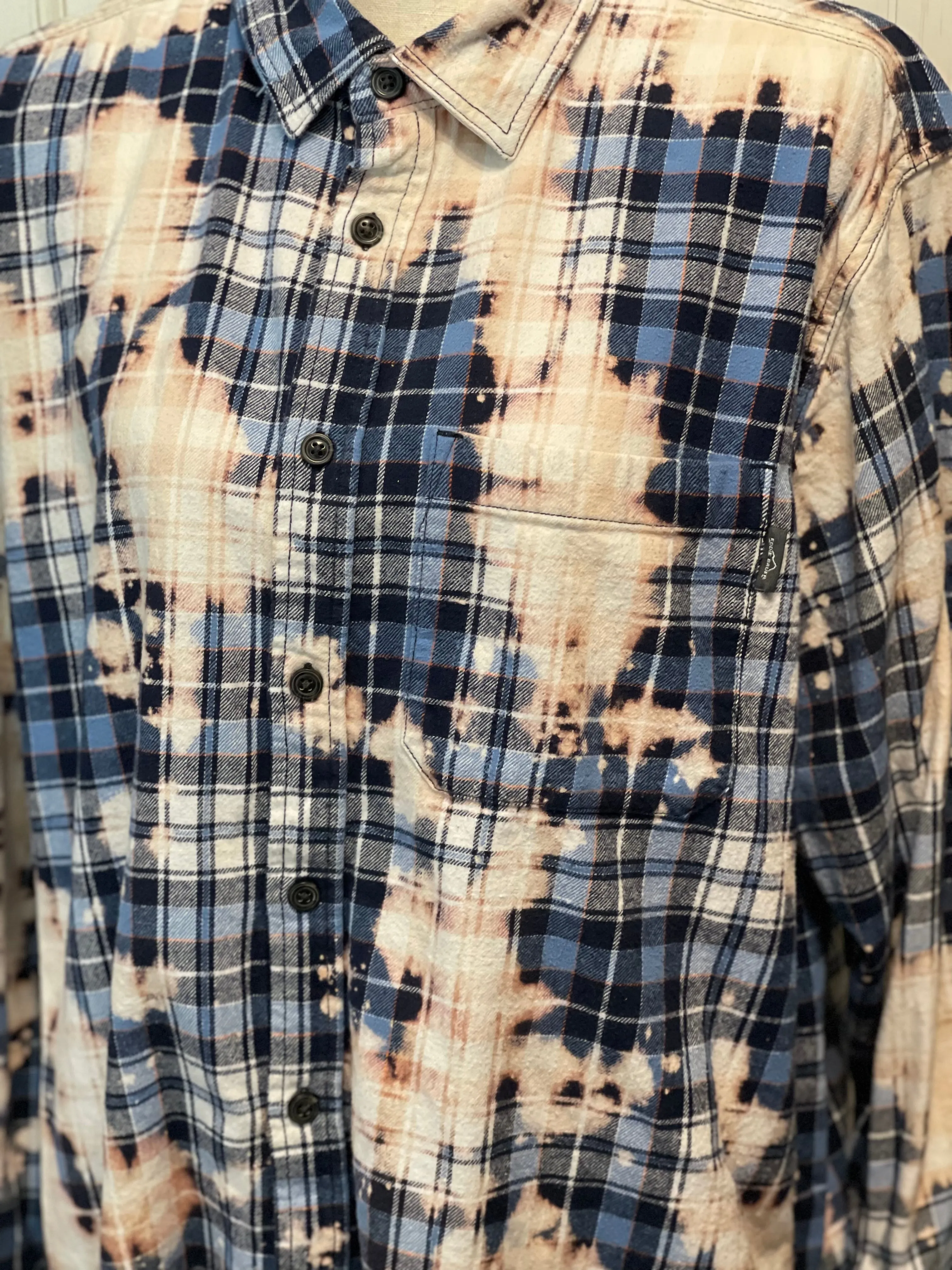 Dorothy Distressed Flannel ~ Unisex Size 2XL