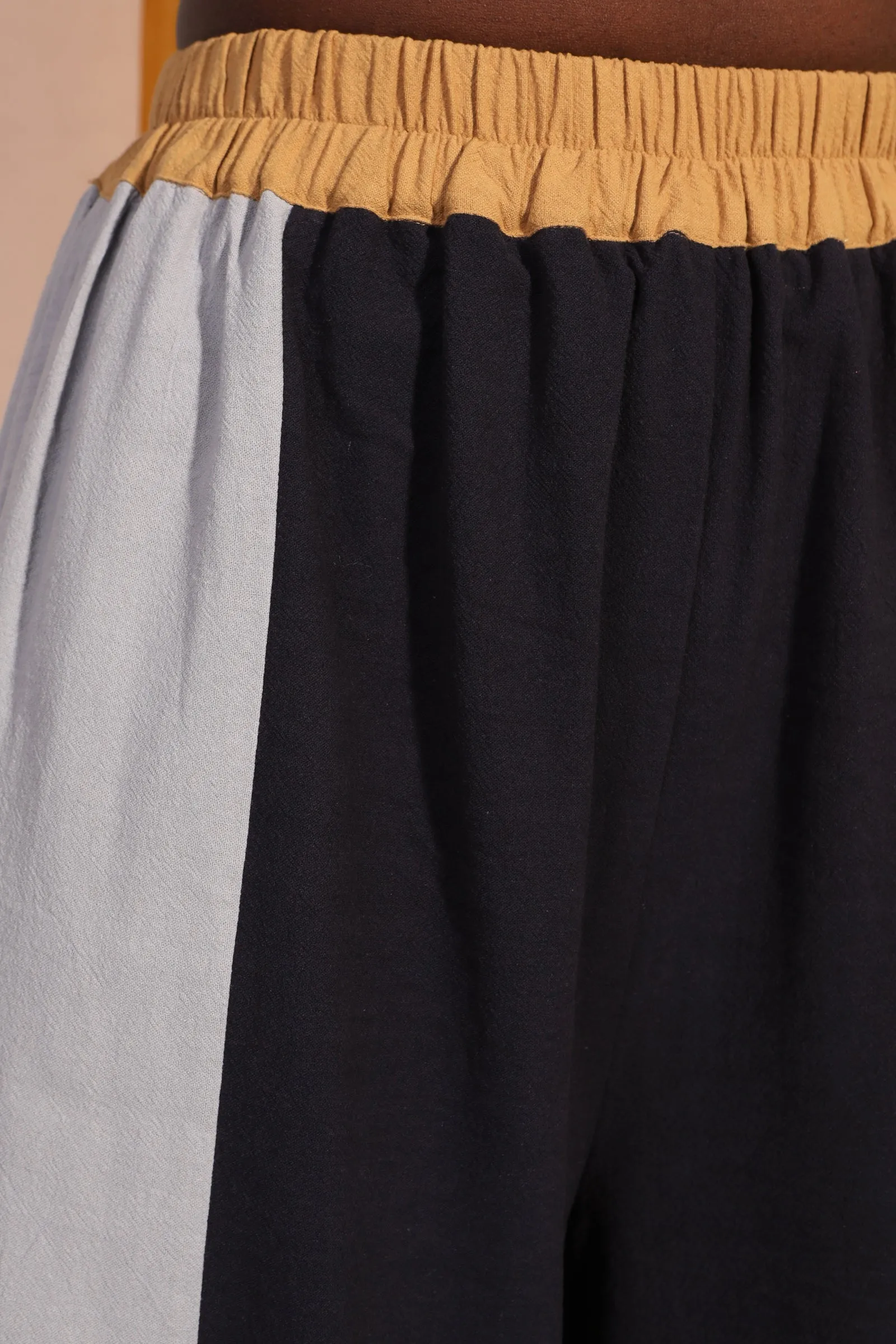 Eamon Trouser Quilt Colourblock