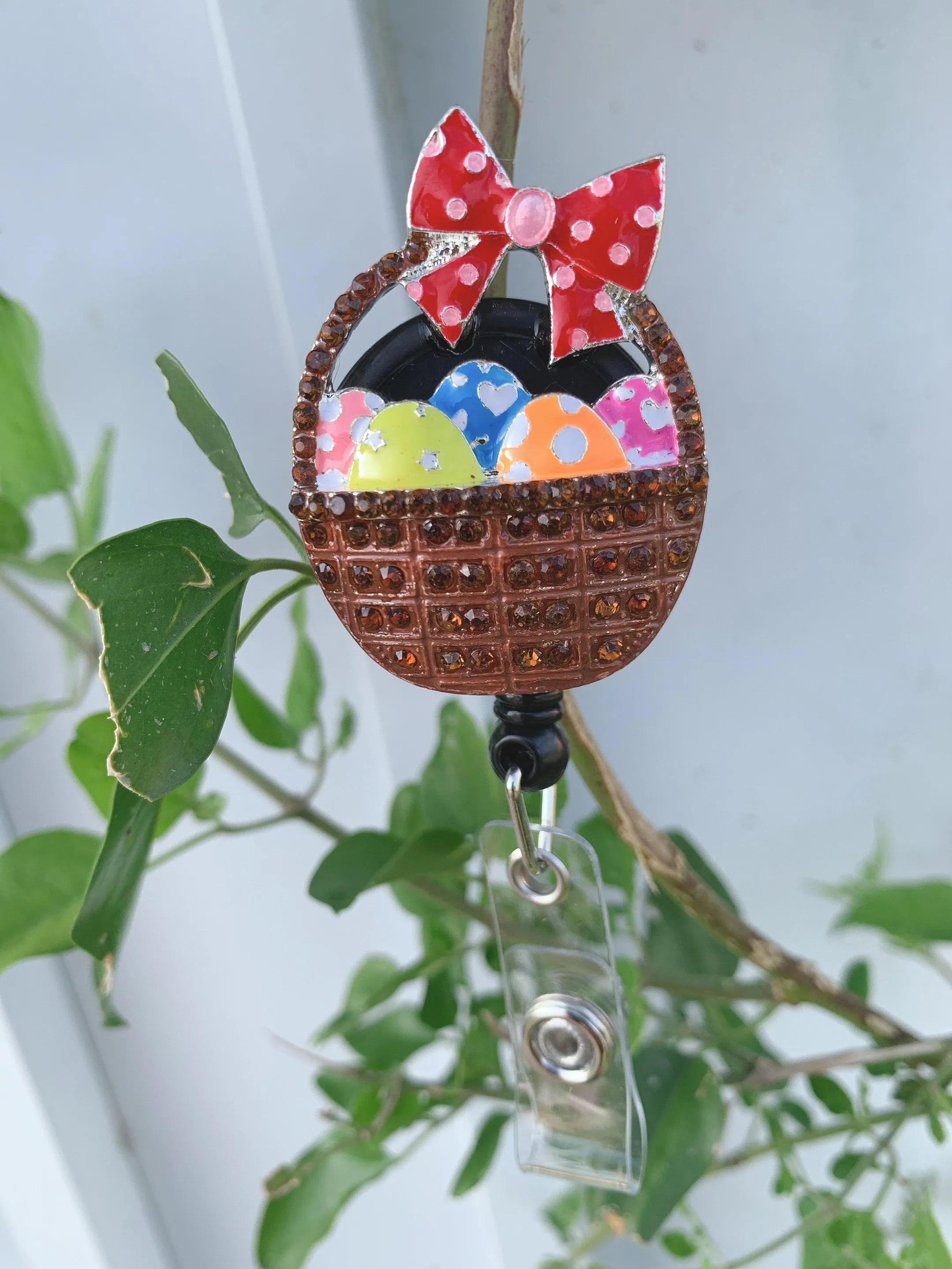 Easter Basket Badge Holder Reel