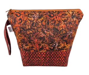Elemental - Fire and Dragons - Project Bag - Medium