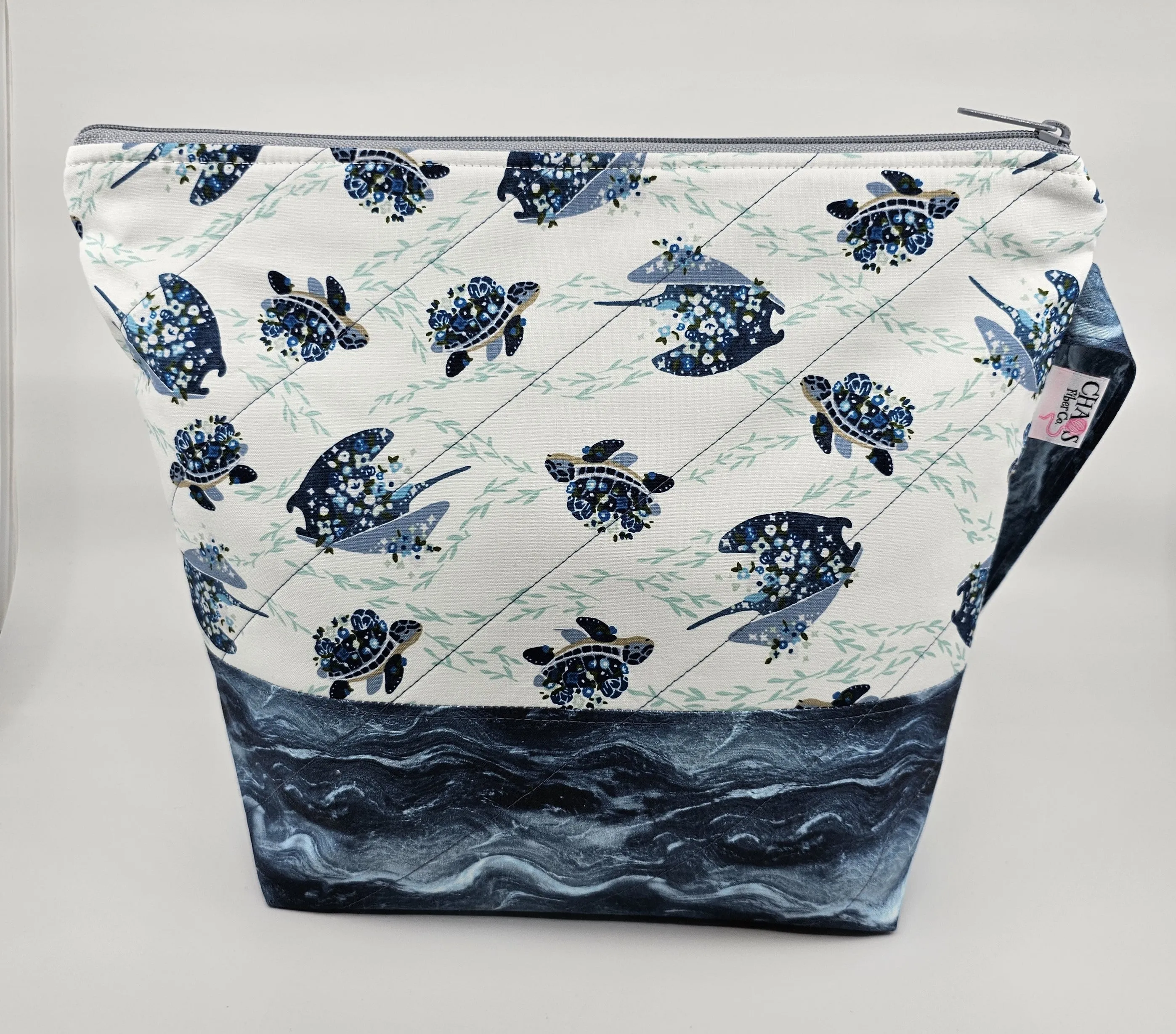 Elemental - Turtles and Rays - Project Bag - Medium