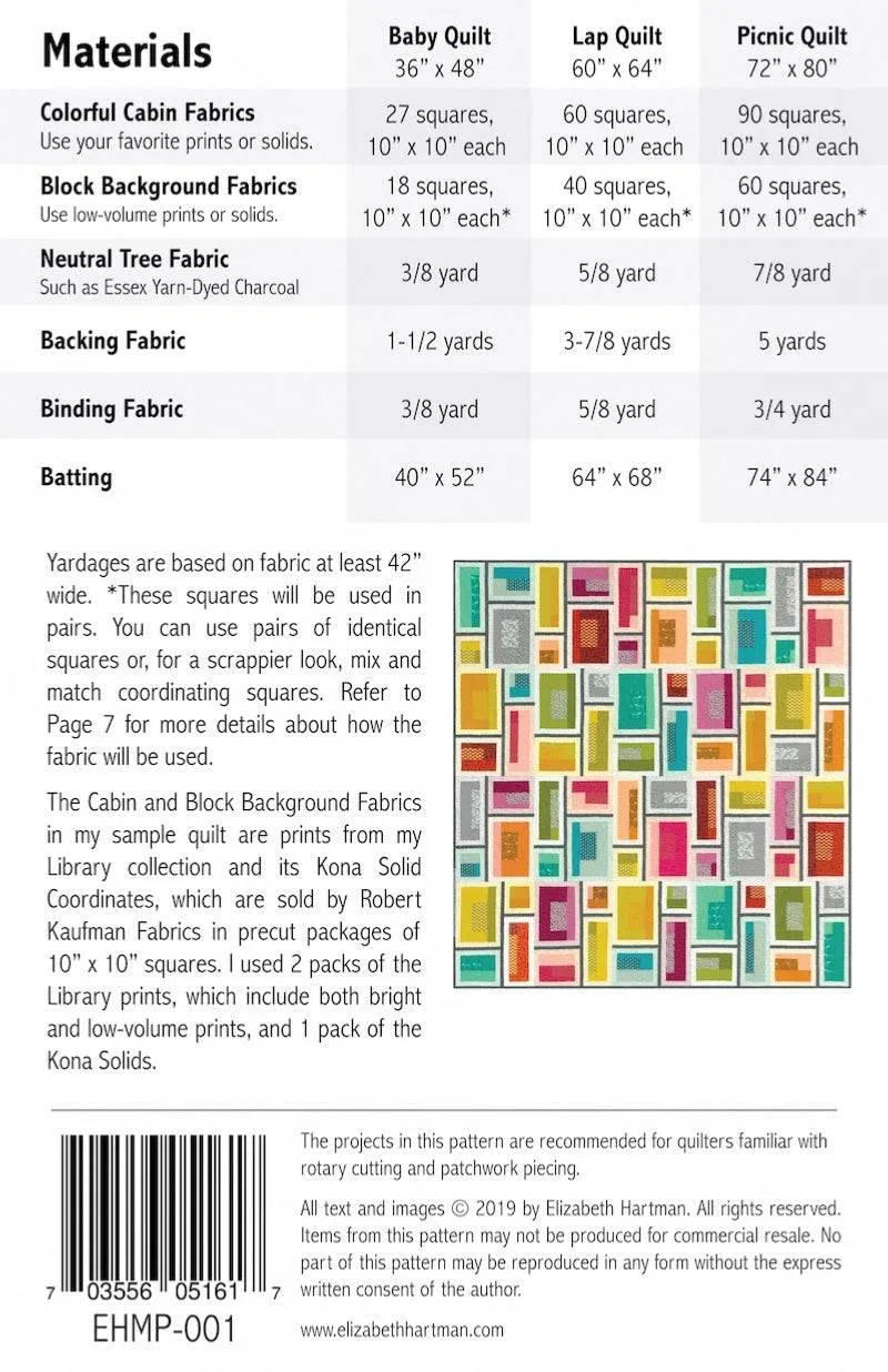 Elizabeth Hartman - Rapid City - Quilt Pattern