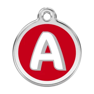 Enamel Pet ID Tag - Alphabet - A to Z