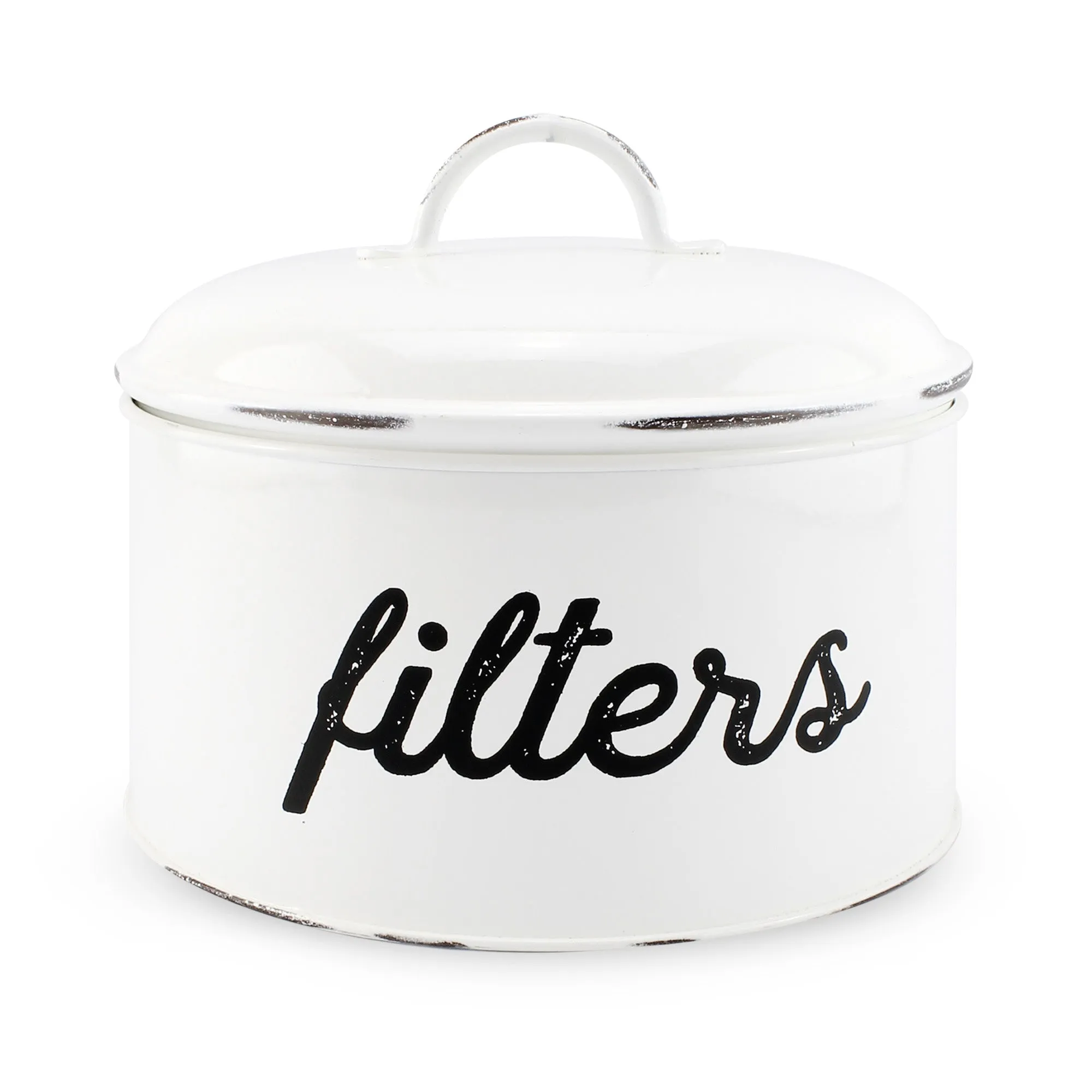 Enamelware Basket Coffee Filter Holder