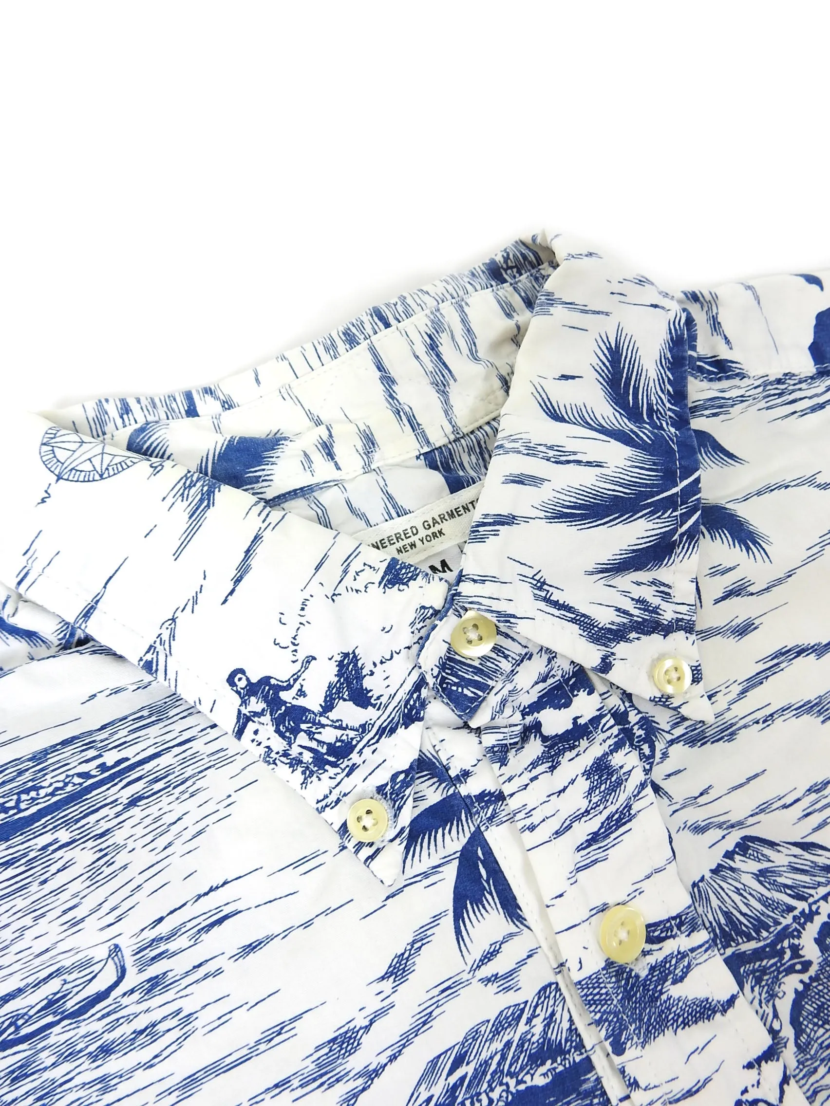 Engineered Garments SS Graphic Shirt Size Medium