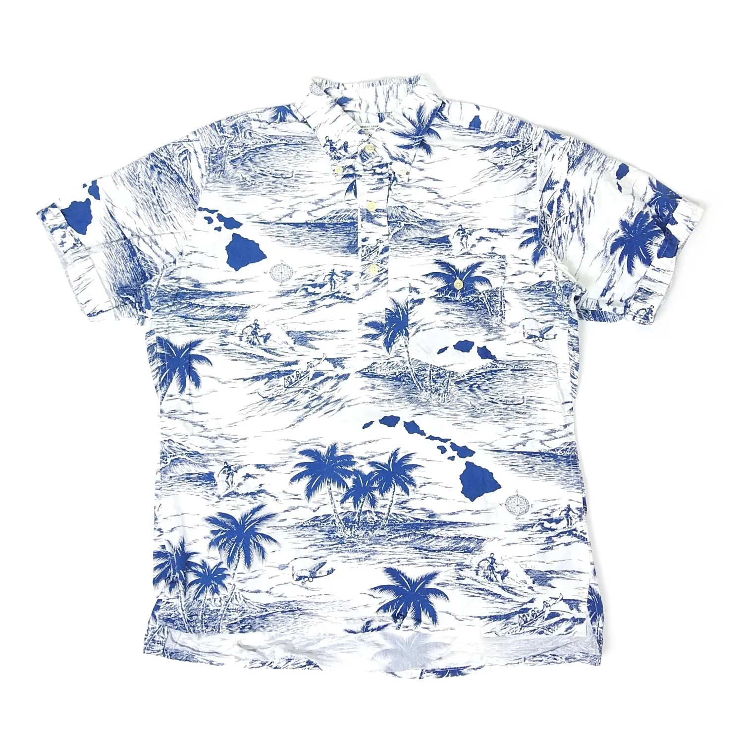 Engineered Garments SS Graphic Shirt Size Medium