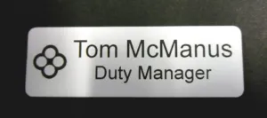 Engraved Badge