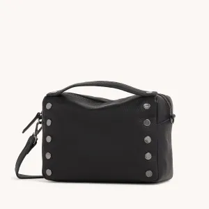 Evan Crossbody | Black/Gunmetal | Med