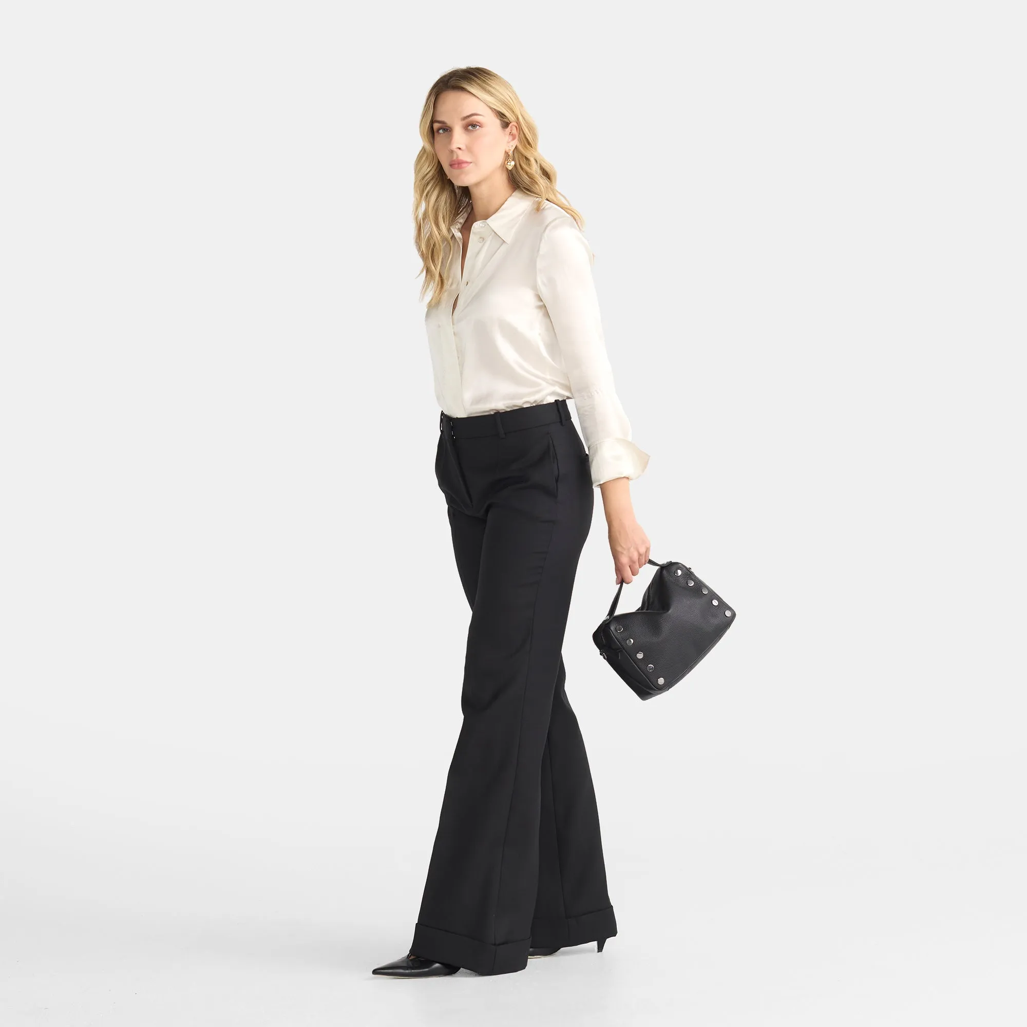 Evan Crossbody | Black/Gunmetal | Med