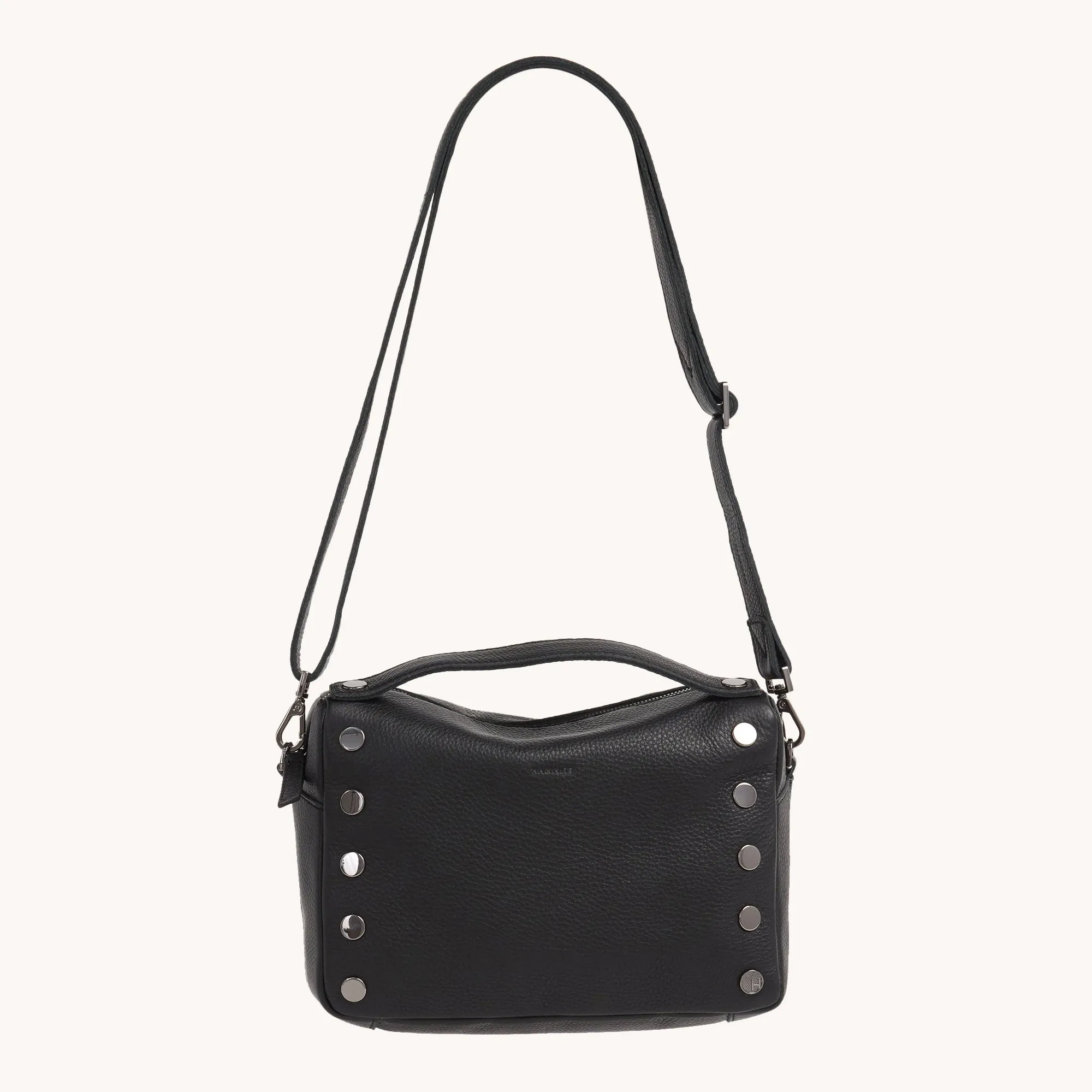 Evan Crossbody | Black/Gunmetal | Med