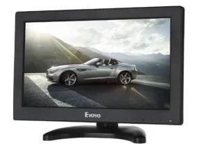 Eyoyo 12'' CCTV Monitor | High Resolution Screen | Small LCD TV | Portable