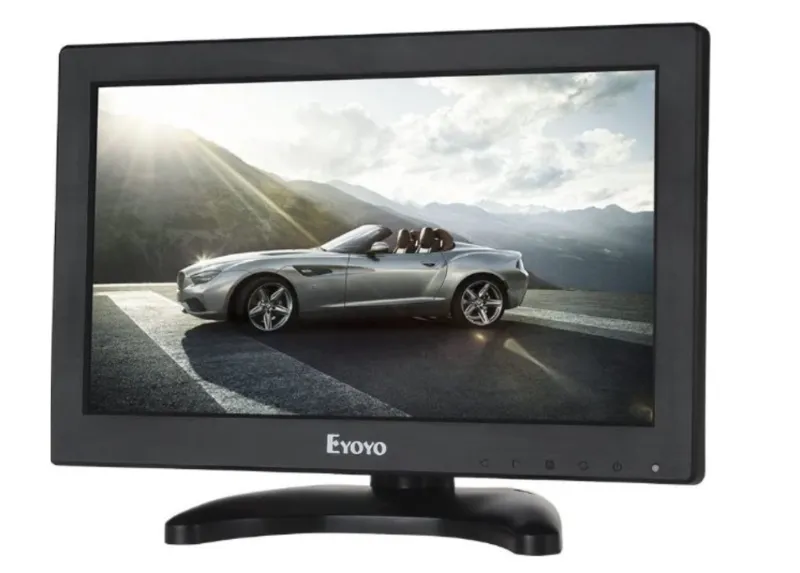 Eyoyo 12'' CCTV Monitor | High Resolution Screen | Small LCD TV | Portable