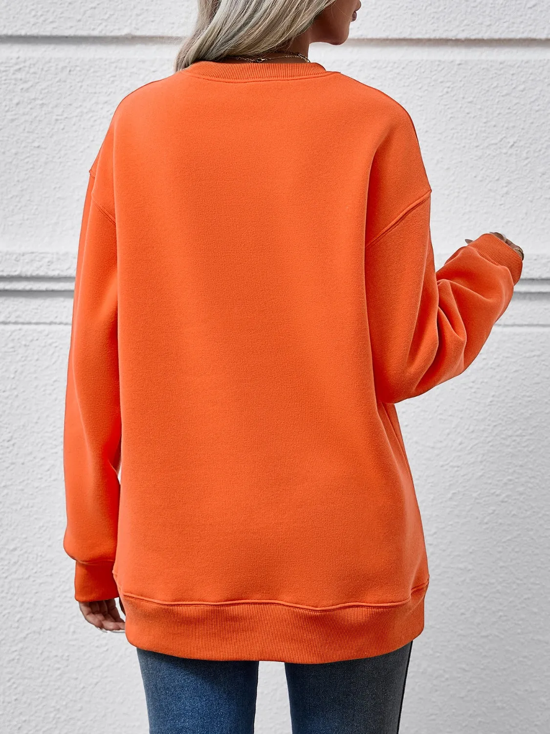 Faceless Gnomes Graphic Drop Shoulder Sweatshirt (9 Colors)