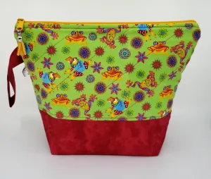Fancy Frogs - Project Bag - Medium