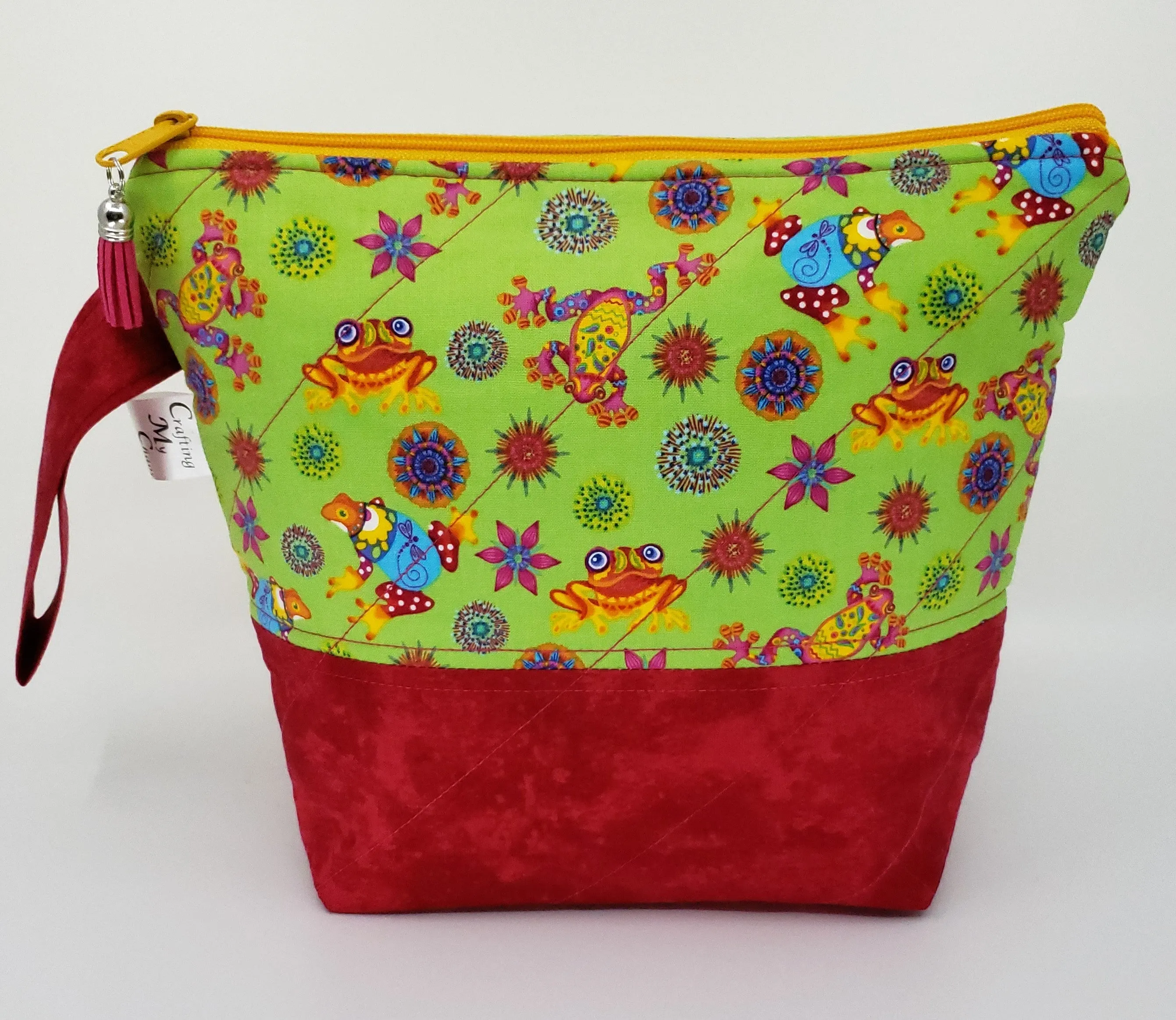 Fancy Frogs - Project Bag - Small