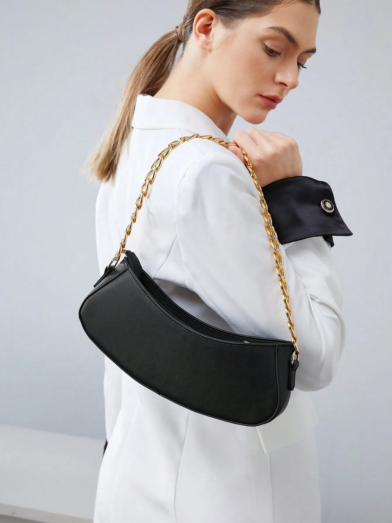 Fanny Style Large Capacity Evening Bag