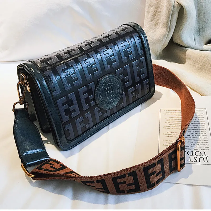 Fashion Letter One Shoulder Slung Small Square Bag