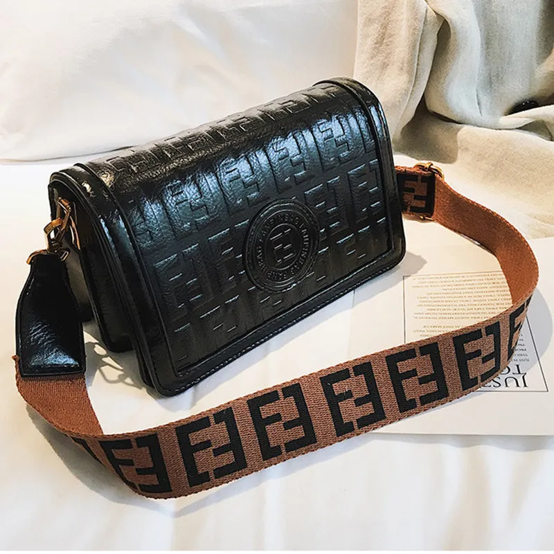 Fashion Letter One Shoulder Slung Small Square Bag