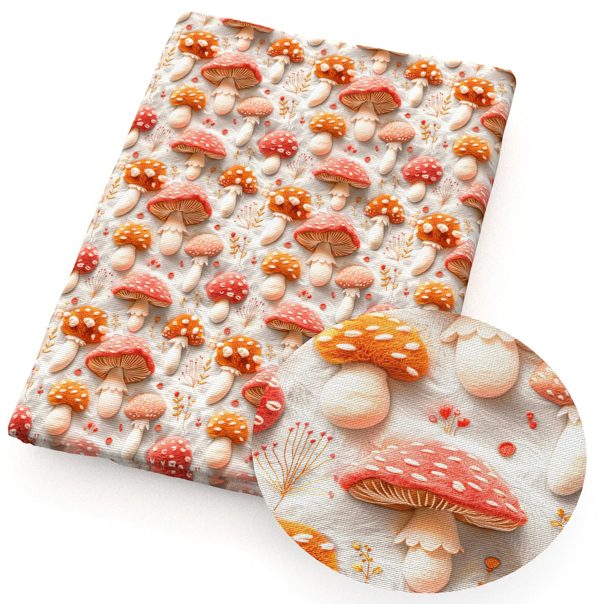 faux embroidery fabric