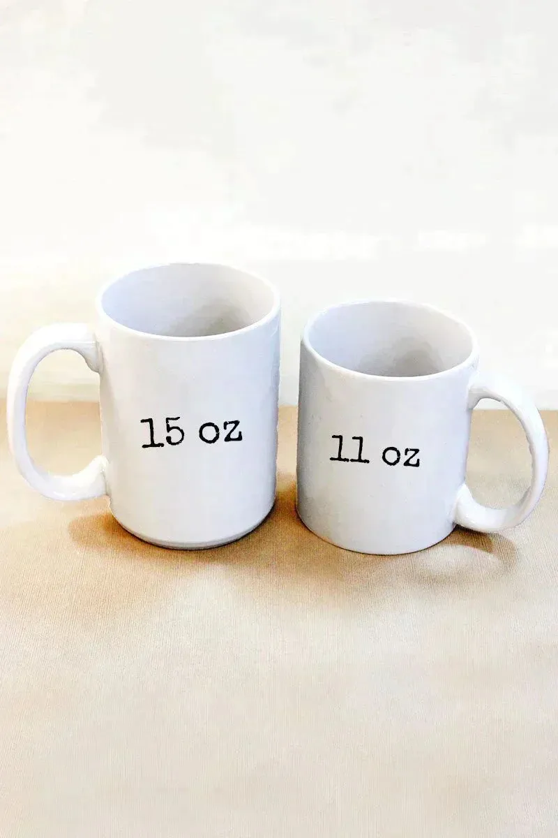 Faux Patchwork Paw Ceramic Mug
