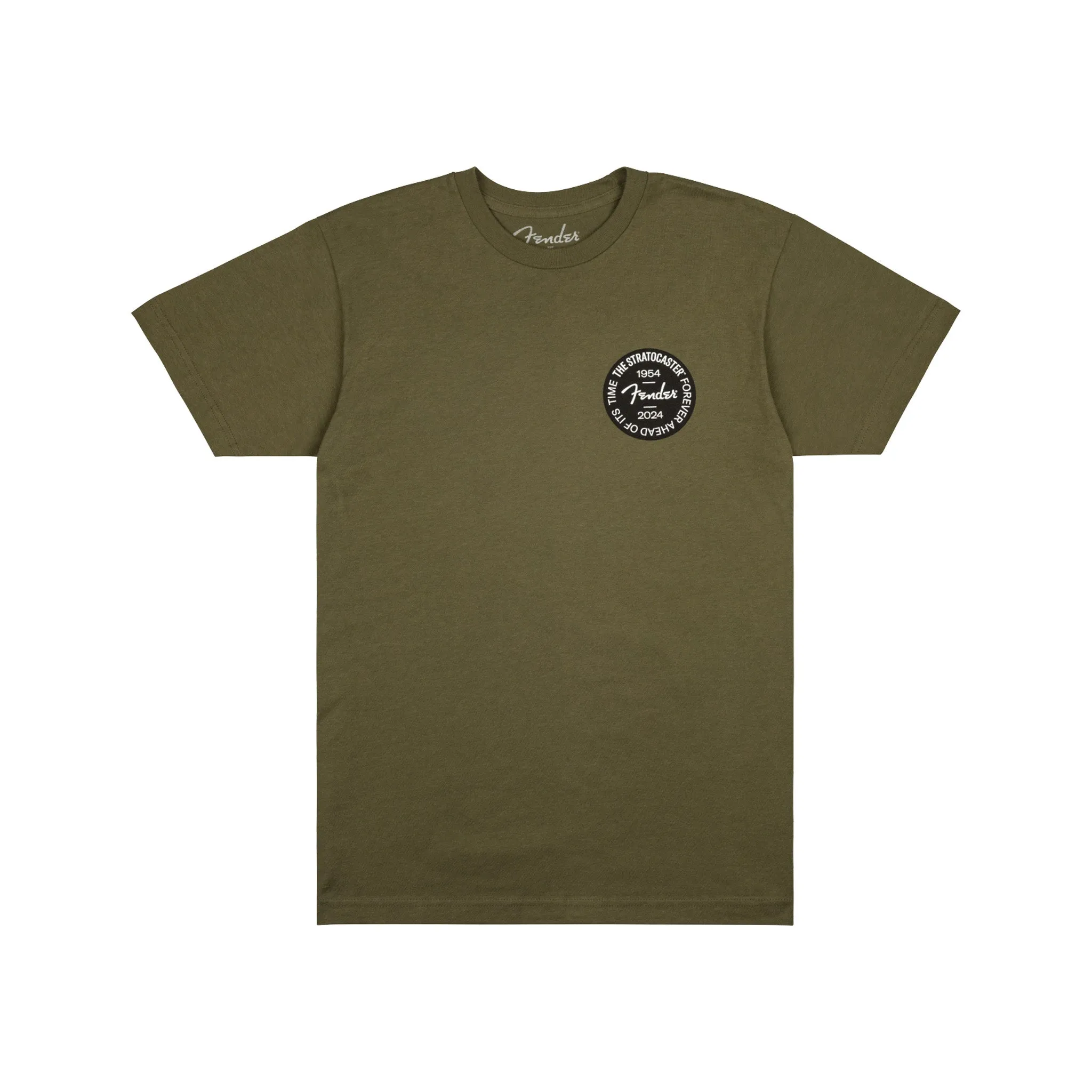 Fender 70th Anniversary Stratocaster T-Shirt, Olive