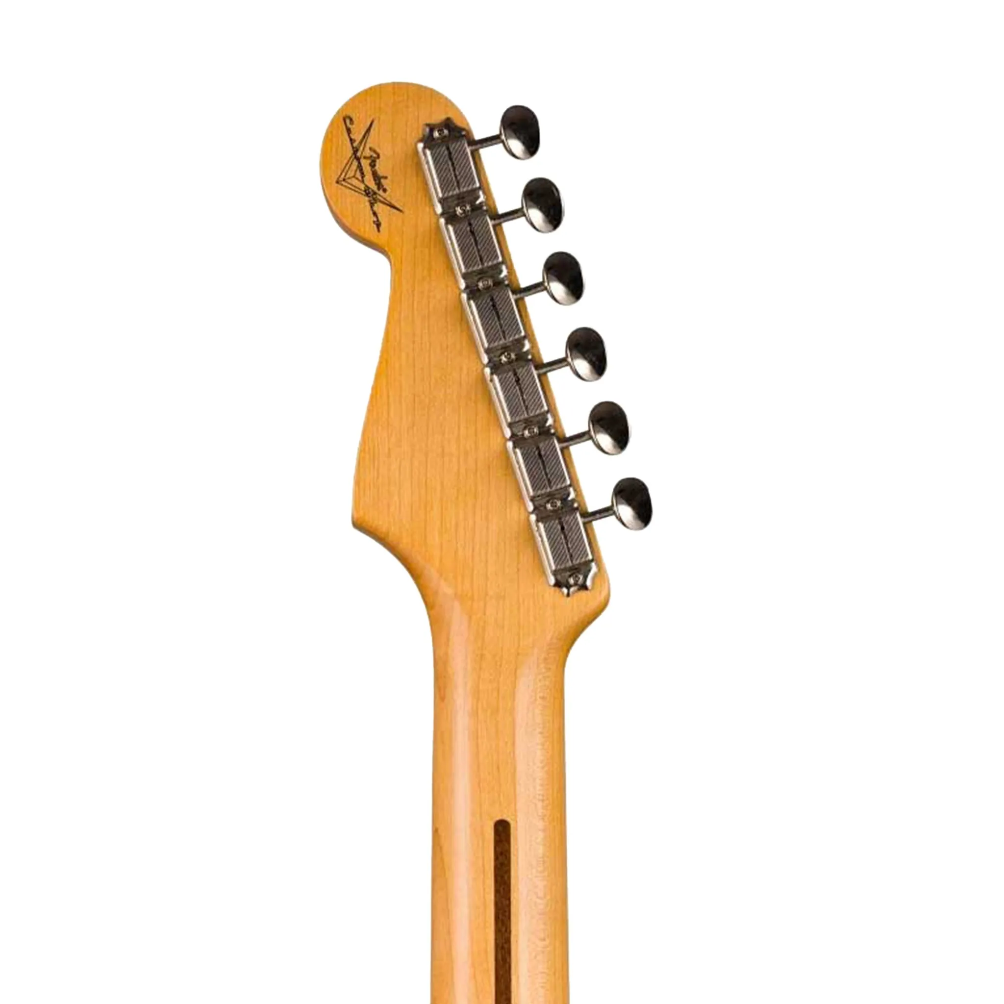 Fender Custom Shop Vintage Custom 1955 Hardtail Stratocaster Electric Guitar, Aged White Blonde